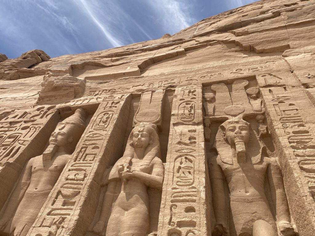 Ramsess II & Queen Nfertari at Abu Simbel